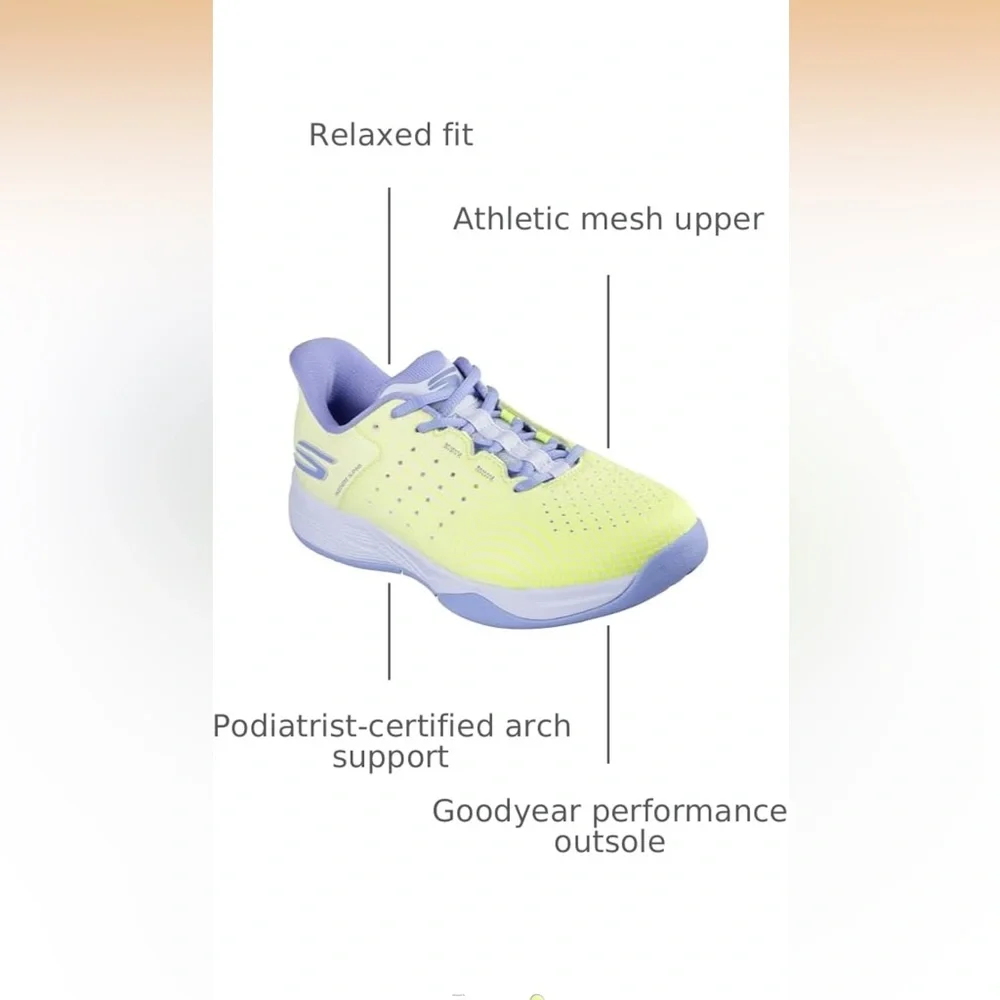 BRAND NEW Skechers Pickleball Sneakers - Picture 2 of 4